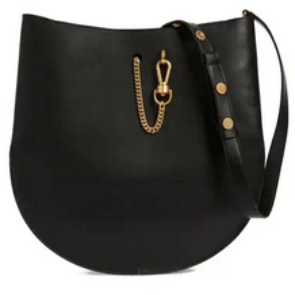 AllSaints Beaumont Leather Hobo Bag